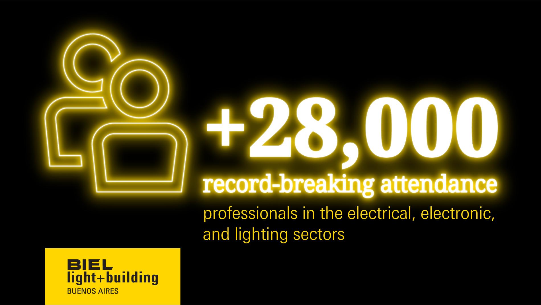 BIEL Light + Building BA: record-breaking attendance +28,000 professionals
